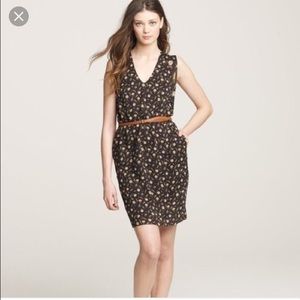 EUC JCrew Crinkled silk Isola dress